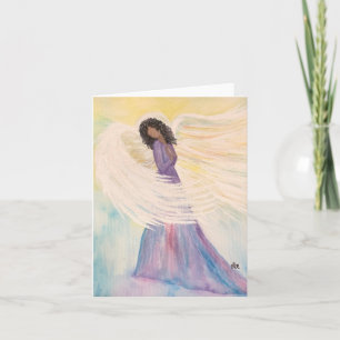 Angel enveloppé dans l'amour - Carte BLANC