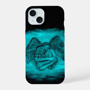 Angel Eros en amour dans le design noir et vert