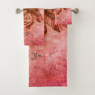 Angel Eros in der Liebe, ich Liebe Sie Badhandtuch Set