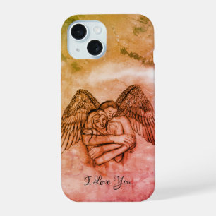 Angel Eros in der Liebe, ich Liebe Sie iPhone 15 Hülle