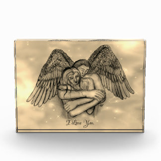 Angel Eros in der Liebe, ich Liebe Sie Jigsaw Puzz Fotoblock