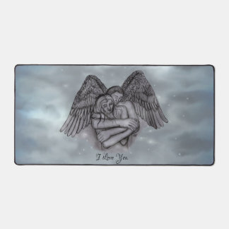 Angel Eros in der Liebe, ich Liebe Sie Schreibtischunterlage
