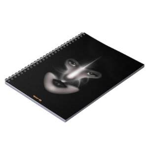 Angel Eyes Fraktal Art Spiral Notebook Notizblock