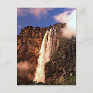 Angel Falls on Auyan Tepui, Venezuela Postkarte
