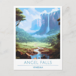 Angel Falls Venezuela Travel Postkarte