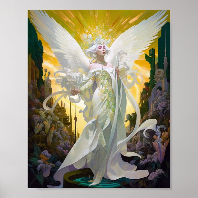 Angel Fantasy Art Poster (Vorne)