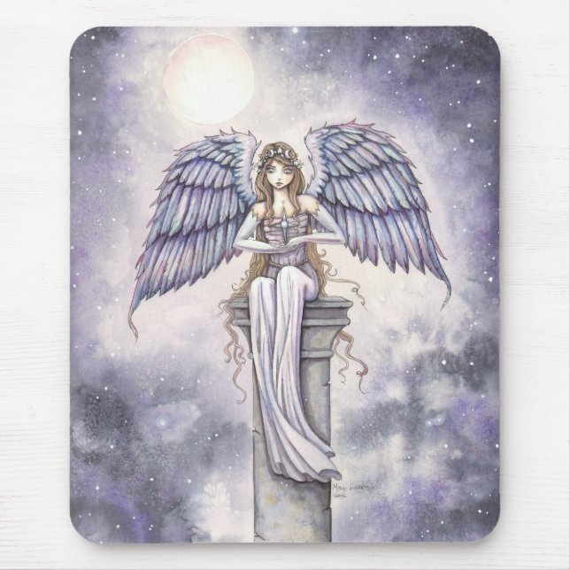 Angel Fantasy Art von Molly Harrison Mousepad (Vorne)
