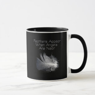 Angel Feather Motivierend Zitat Tasse