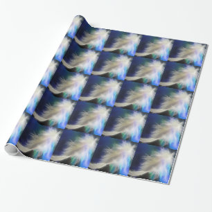 Angel Feather und Stars Geschenkpapier