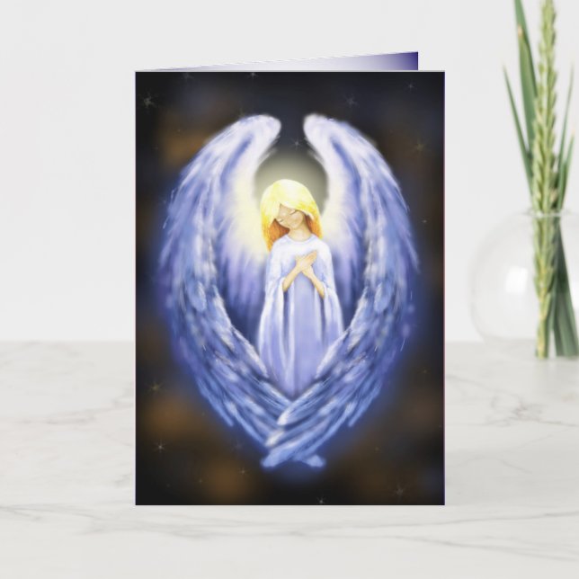 Angel Feiertagskarte (Vorderseite)