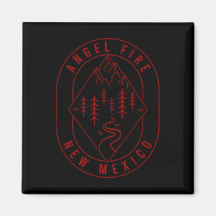 Angel Fire Berge New Mexico Wandern im Freien Mi Magnet