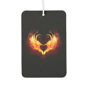 Angel Fire Heart with Wings Autolufterfrischer