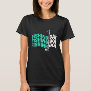 Angel-Fischer-Vater-Fischerei T-Shirt