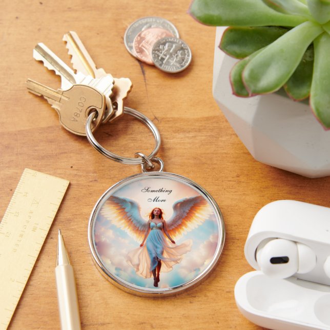Angel Flügel Himmel Göttliche Goldfliege Schlüsselanhänger (Schreibtisch)