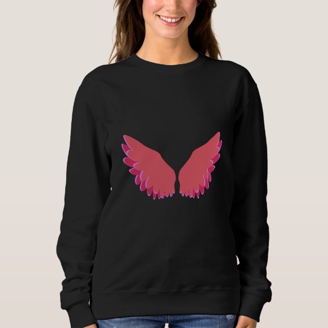 Angel-Flügel Sweatshirt (Vorderseite)