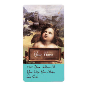 ANGEL / Flügelkreuz, lila