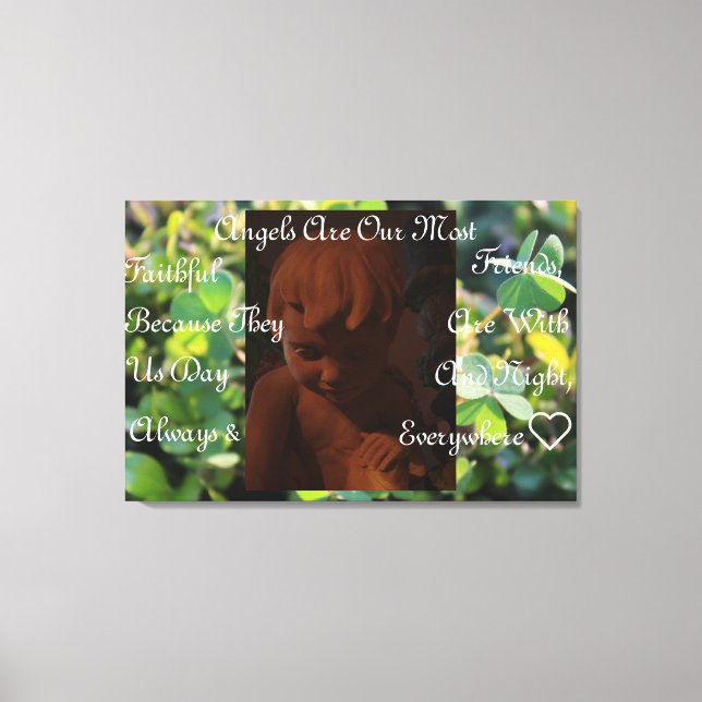 Angel Friends Canvas Print Leinwanddruck (Vorderseite)