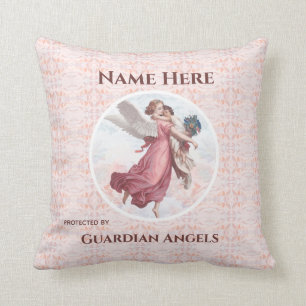 Angel für benutzerdefinierten Add Name Guardian Kissen