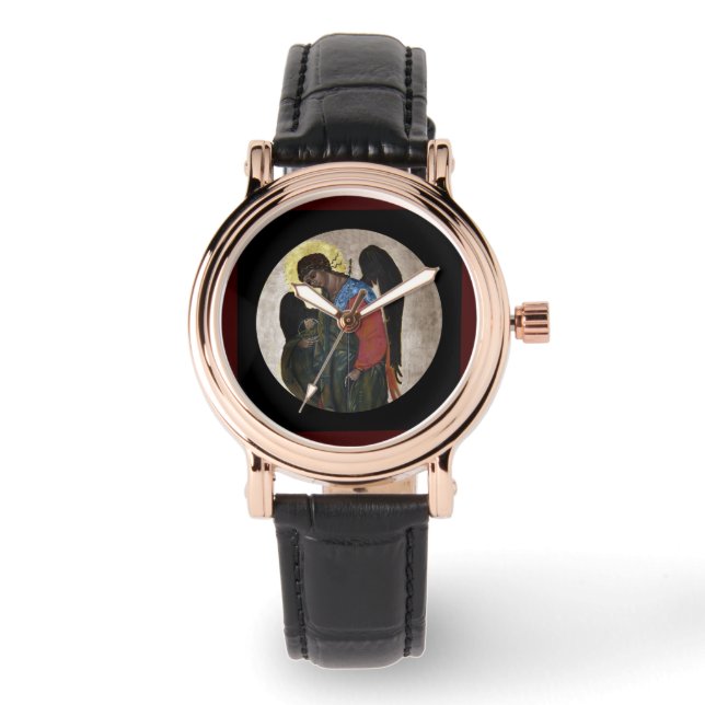 Angel Gabriel Icon Armbanduhr (Vorderseite)