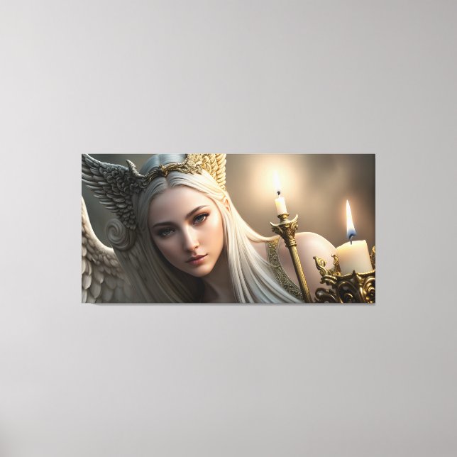 Angel Gazing Leinwanddruck (Vorderseite)