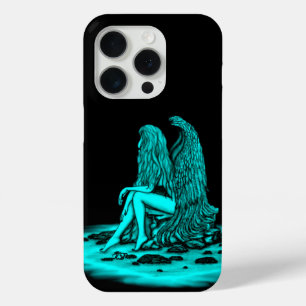 Angel , gedankenverloren , schwarz und grün Case-Mate iPhone hülle