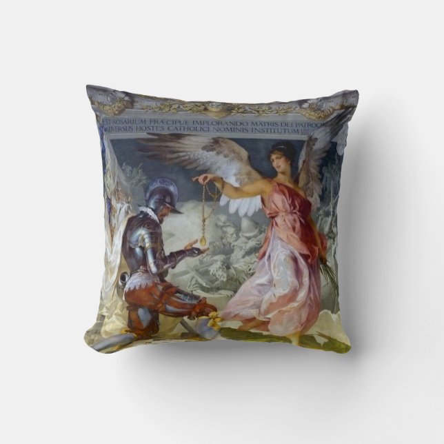 Angel gesegnetes Pillow Kissen (Vorderseite)