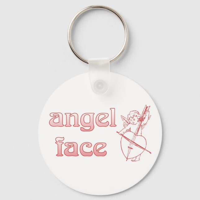 Angel-Gesicht Schlüsselanhänger (Vorderseite)