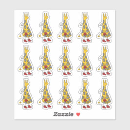 Angel Giraffe Aufkleber