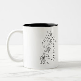 Angel Girl - Geschenk für Frauen Zweifarbige Tasse
