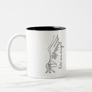 Angel Girl - Geschenk für Frauen Zweifarbige Tasse
