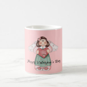 Angel Girl mit Herz-HVD-Tasse Kaffeetasse