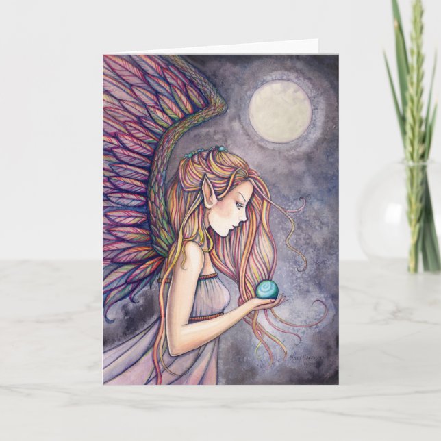 Angel Greeting Card ~ Blank Karte (Vorderseite)