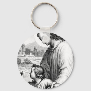 Angel Guarding A Child Schlüsselanhänger