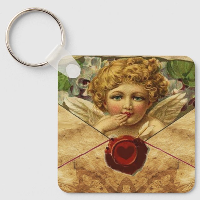 ANGEL HEART WAX SIEGEL PARCHMENT SCHLÜSSELANHÄNGER (Vorderseite)