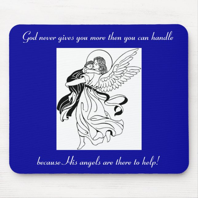 Angel Help Mouse Pad Mousepad (Vorne)