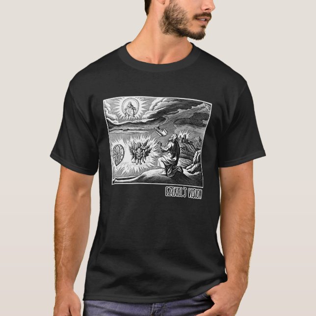 Angel Hierarchy Cherubim Vision von Ezekiel T-Shirt (Vorderseite)