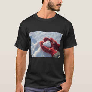 Angel Holding Iceberg Herz T-Shirt