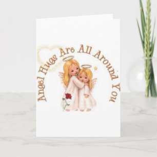 Angel Hugs Greeting Cards Karte