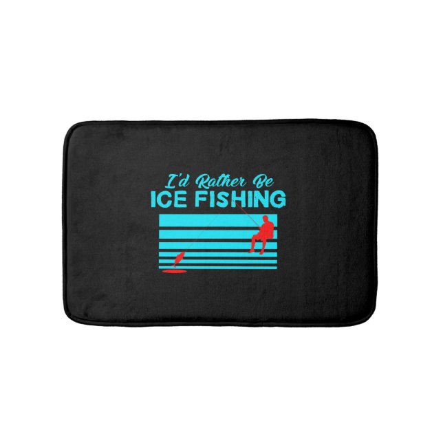 Angel Ice Fishing Badematte (Vorderseite)