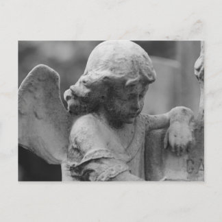 Angel im Friedhof Postkarte