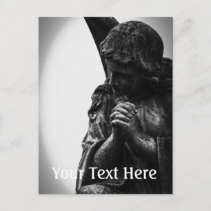 Angel im Gebet Postkarte