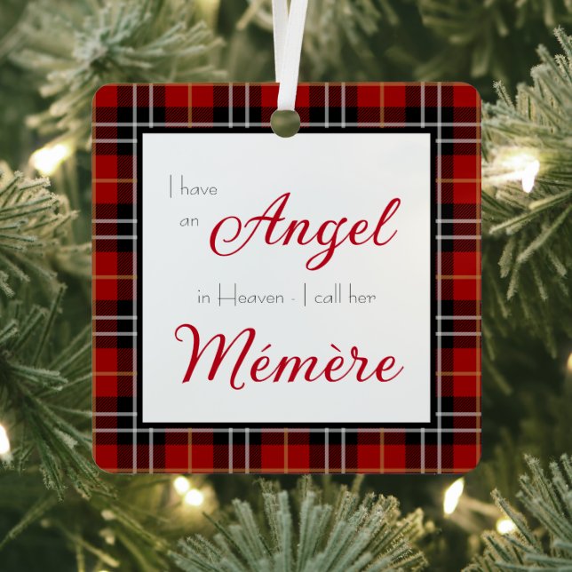 Angel im Heaven Mémère-Foto Ornament Aus Metall (InSitu)