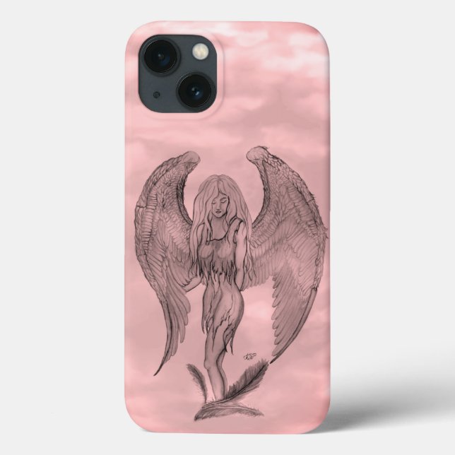 Angel im Tattoo Style Case-Mate iPhone Hülle (Rückseite)