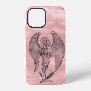 Angel im Tattoo Style iPhone 12 Hülle