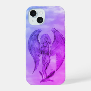 Angel im Tattoo Style iPhone 15 Hülle