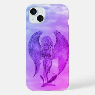 Angel im Tattoo Style iPhone 15 Plus Hülle