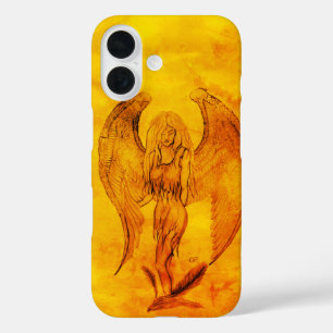 Angel im Tattoo Style iPhone 16 Hülle
