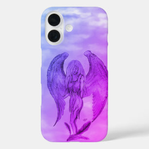 Angel im Tattoo Style iPhone 16 Hülle