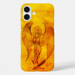 Angel im Tattoo Style iPhone 16 Plus Hülle
