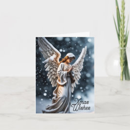 Angel in der Schneeweihnachtskarte Karte